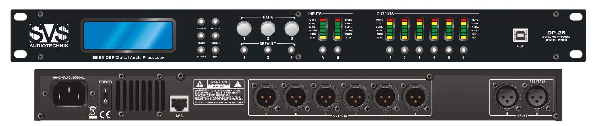 SVS Audiotechnik DP-26 Цифровой процессор: 2 входа 6 выходов в Арамиле