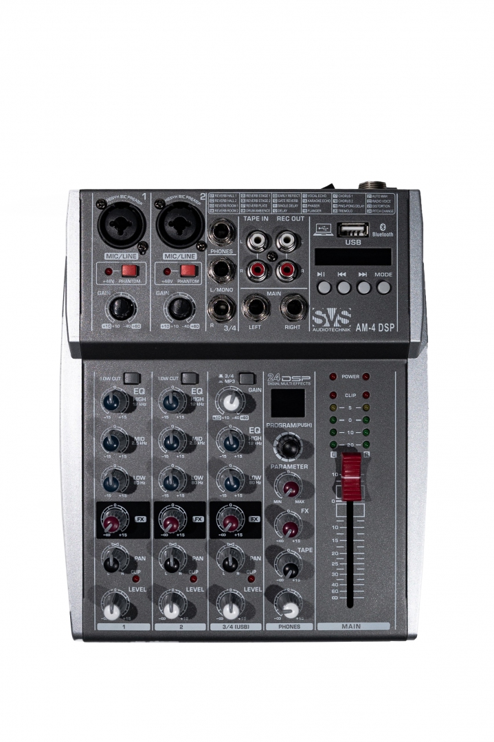 SVS Audiotechnik mixers AM-4 DSP Аналоговый микшерный пульт, 4-канала в Арамиле