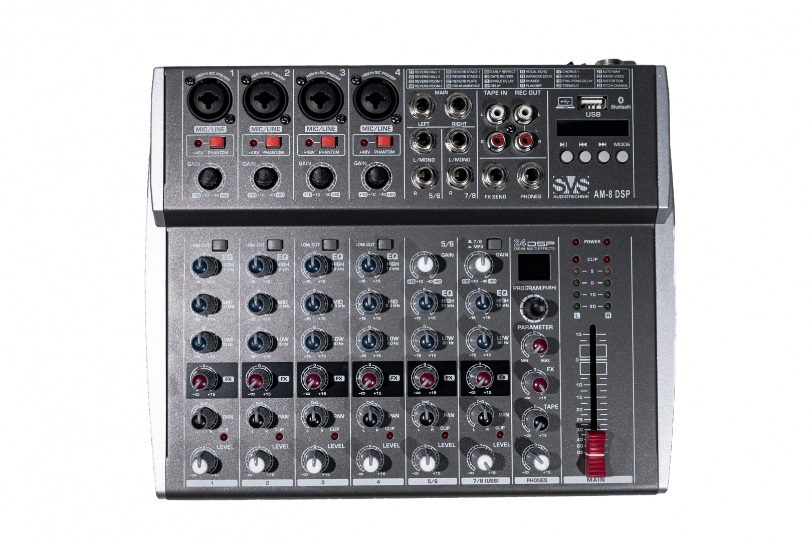 SVS Audiotechnik mixers AM-8 DSP Микшерный пульт аналоговый, 8-канальный в Арамиле